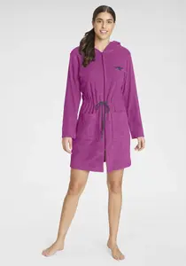 Халат женский KangaROOS "Кира" (1 шт.), на шнурке, короткий, халаты женские, XS-3XL, розовый
