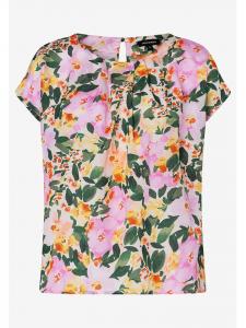 More & More Блузка зелено-розового цвета