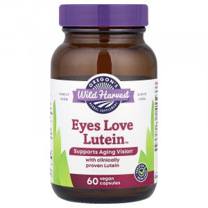 Oregon's Wild Harvest, Eyes Love Lutein , 60 веганских капсул