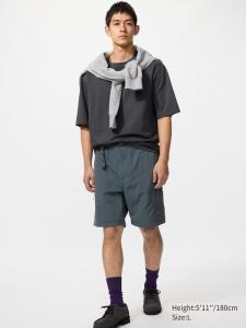 Технические шорты Uniqlo, 08 dark grey