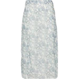 Повседневная длинная юбка женская серая Celine