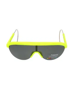 Матовые желтые солнцезащитные очки в стиле 2v7 Polaroid, желтый