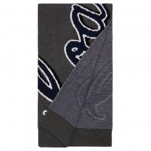 COACH Акриловый шерстяной вязаный шарф унисекс серый, Gray