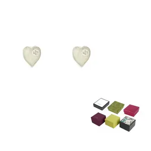 Серьги-сердечки с переплетенными буквами g GUCCI