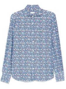 Orian рубашка с графичным принтом, синий