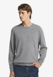 Ультрамягкий джемпер с круглым вырезом Falconeri, Mottled Light Grey
