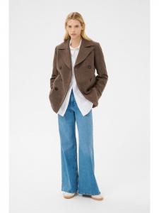 Куртка LekiasPW Classic fit в цвете Dark Walnut Melange PART TWO