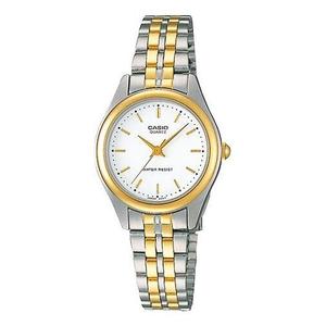 Часы CASIO ENTICER Series Waterproof Silver/White/GoldSilver Analog, желтый