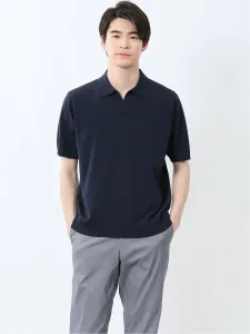 Поло из смесового хлопка, которое можно стирать Taka-Q, цвет 75 Navy Blue