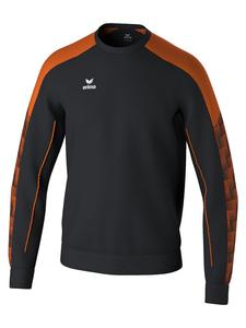 Erima Детская толстовка черно-оранжевого цвета