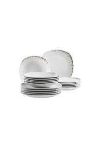 Сервиз тарелок, фарфор Space Dust MäSer, белый