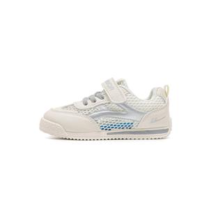 Дышащие легкие амортизирующие низкие повседневные кроссовки для детей WARRIOR, бежевый/серебристый