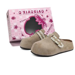 Женские сандалии с закрытым носком, тихие, устойчивые к истиранию и быстросохнущие, устойчивые к запахам Circle small, Apricot