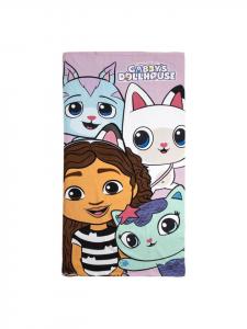 Детское банное/пляжное полотенце 140x70 см Gabby's Dollhouse