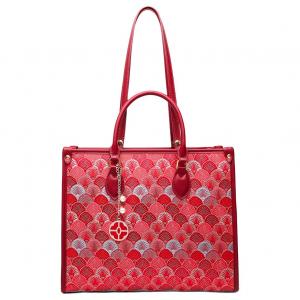 PAYOT Сумка через плечо из искусственной кожи обычная женская фиолетовый веер красный