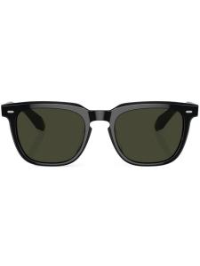 Oliver Peoples солнцезащитные очки N.06 в квадратной оправе, черный