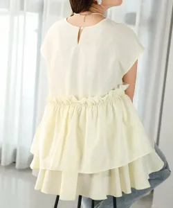 Блузка с многоярусной сборкой