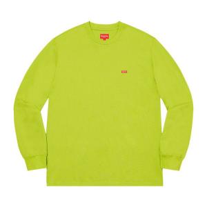 Футболка Supreme Small Box Long-Sleeve Tee, Dark Lime