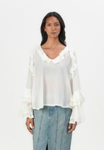 Блуза Copenhagen Muse NORMA , Jet Stream/White