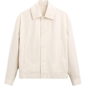 Куртки и пальто мужские сырые белые ZARA