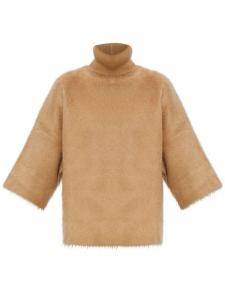 Топ Fabiana Filippi с высоким воротом, серый