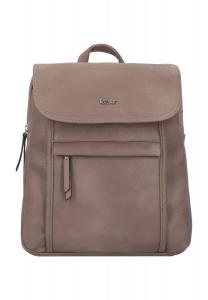 Рюкзак Мина, магнитная застежка, эмблема, однотонный, женский Gabor, тауп