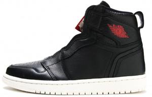 Кроссовки JORDAN 1 Retro High Zip Black Gym Red Phantom Women's