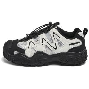 Массивные кроссовки 3 см женские AGSDON, бежево-черные