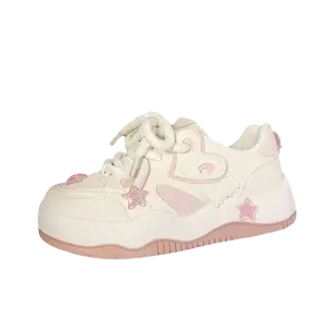 Alxnan Женские розовые лоу-топы для скейтбординга, цвет Pink