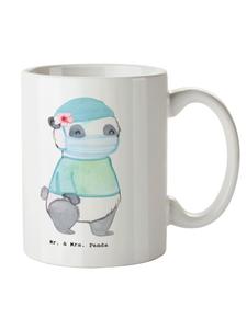 Керамическая кружка, ассистент хирурга, сердце без... белого цвета Mr. & Mrs. Panda