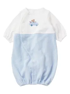 Ромпер с вышивкой Familiar, синий