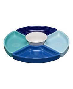 Набор для развлечений Coastal Blues из 5 предметов Fiesta, цвет coastal bl