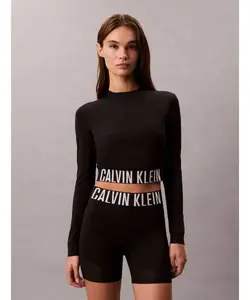 Блуза Cropped fit Calvin Klein Performance, черный