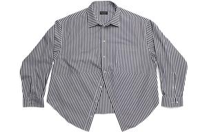 Рубашка женская черная/белая Balenciaga