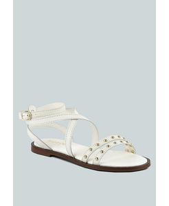 Женские сандалии с заклепками и ремешками Rag & Co, коричневый/бежевый