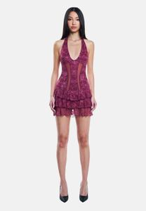 Платье OW Collection ELEANOR, Cherry/Berry