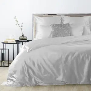 Комплект постельного белья DINA, серебристый/светло-серый, 140x200 см, комплект из 2 предметов: с 1 наволочкой 70x80 см Eurofirany