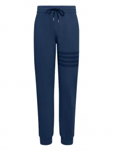 Спортивные брюки с полосками 4-Bar Thom Browne, синий