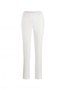 Короткий размер: легкие хлопковые брюки-стринги Louisa Goldner, белый