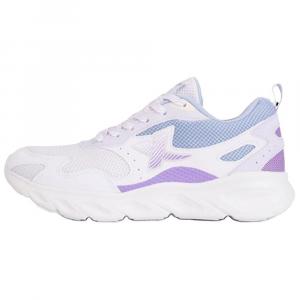 XTEP Дышащие женские беговые кроссовки низкие повседневные белые Sail White/Twilight Mist Blue/Light Purple, цвет Sail White/Twilight Mist Blue/Light Purple