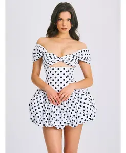 Женское мини-платье Umika в горошек с пышным подолом Miss Circle, мультиколор