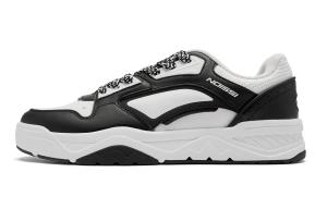 Кеды мужские, обувь для скейтбординга низкая  белый черный Qiaodan