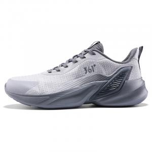 Кроссовки для бега с низкой посадкой, амортизирующие, противоскользящие и износостойкие, мужские, серые 361°, Gray