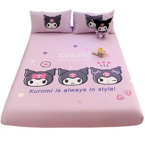 Sanrio Хлопковое сменное постельное белье для общежития и дома покрывало и подогнанная простыня