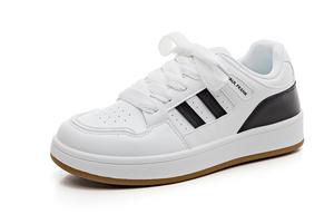 PAUL FRANK Нескользящие, износостойкие, легкие, дышащие низкие кроссовки для скейтбординга, женские, белые и черные