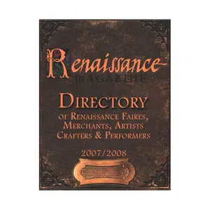Журнал 2008 Directory of Renaissance Faires, Merchants, Artists, Crafters & Performers, Renaissance Magazine #01-50