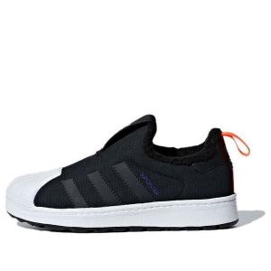 Кроссовки оригинал суперстар зима 360 c Adidas, черный