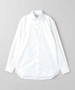 Рубашка AG с полушироким воротником в елочку, не требующая особого ухода – антибактериальная и дезодорирующая United Arrows, цвет White