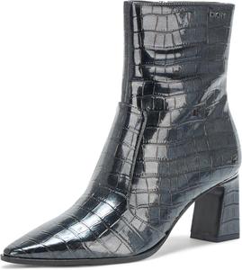Женские модные ботильоны на каблуке DKNY Sunny Evening, Grey Croc