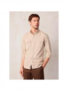 Рубашка Faconnable, бежевый